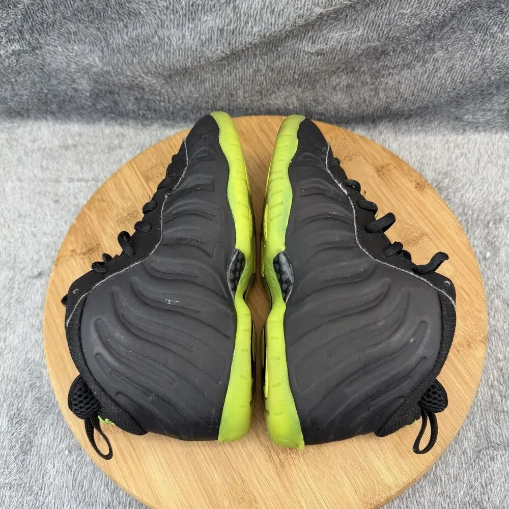 Nike Little Posite One Shoes Boys Size 2Y Black Green Basketball HF0978-001